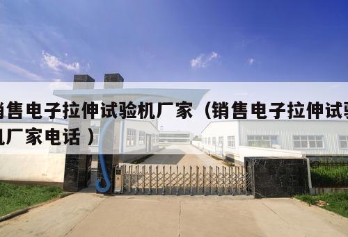 銷售電子拉伸試驗(yàn)機(jī)廠家（銷售電子拉伸試驗(yàn)機(jī)廠家電話 ）