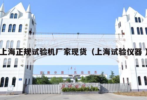 上海正規(guī)試驗(yàn)機(jī)廠家現(xiàn)貨（上海試驗(yàn)儀器 ）